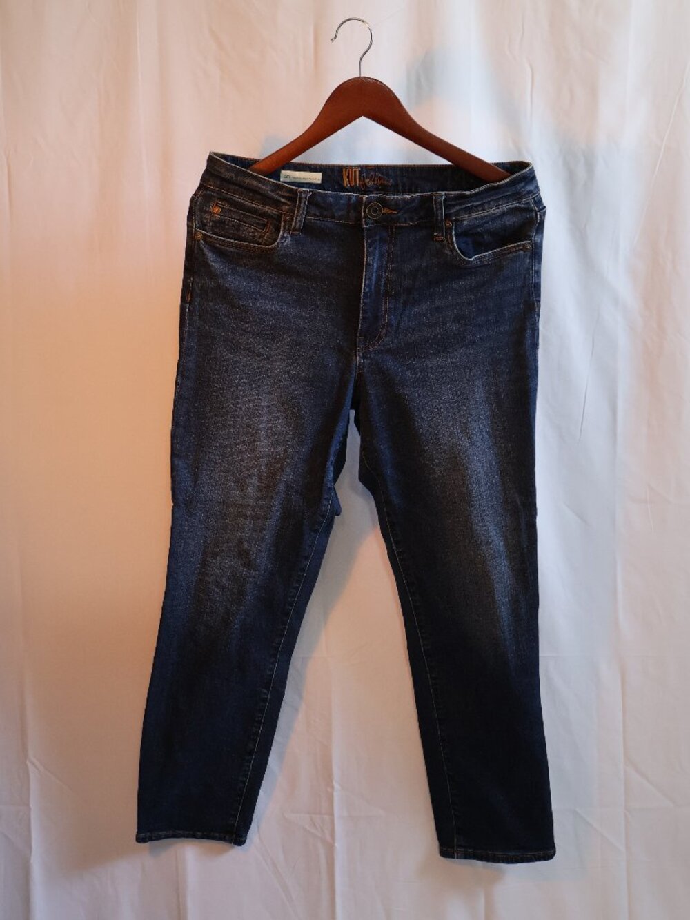 Kut from the Kloth Katy High Rise Ankle Straight Leg Jeans, Size 10